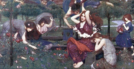John William Waterhouse Flora and the Zephyrs